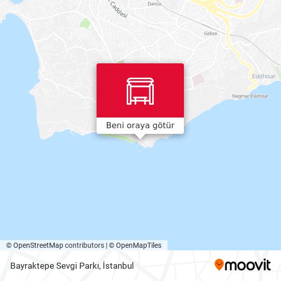 Bayraktepe Sevgi Parkı harita