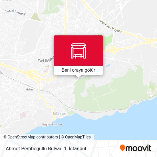Ahmet Pembegüllü Bulvarı 1 harita