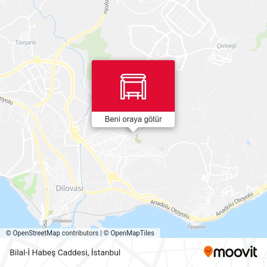 Bilal-İ Habeş Caddesi harita