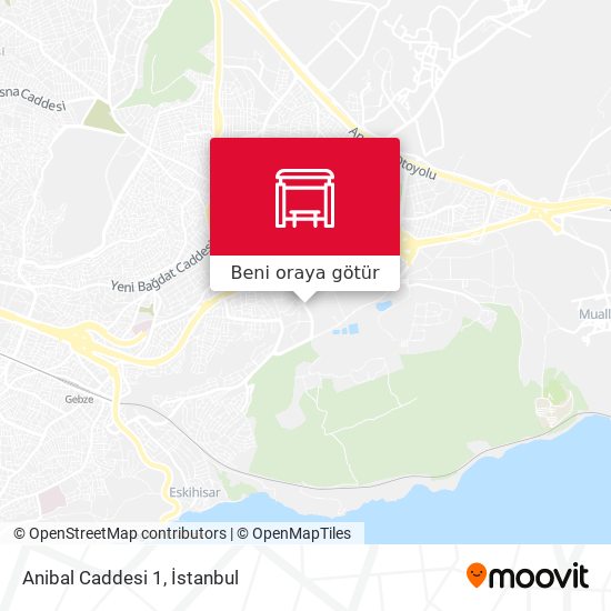 Anibal Caddesi 1 harita