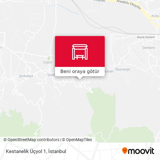 Kestanelik Üçyol 1 harita