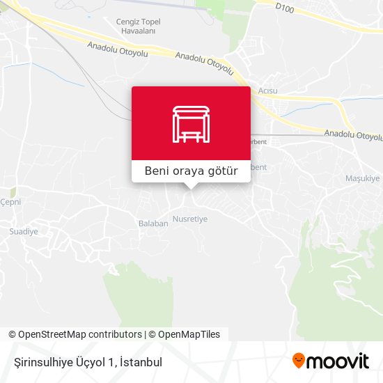 Şirinsulhiye Üçyol 1 harita