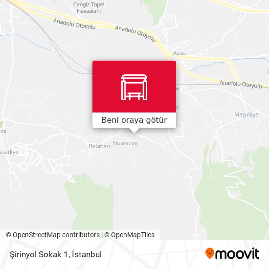 Şirinyol Sokak 1 harita