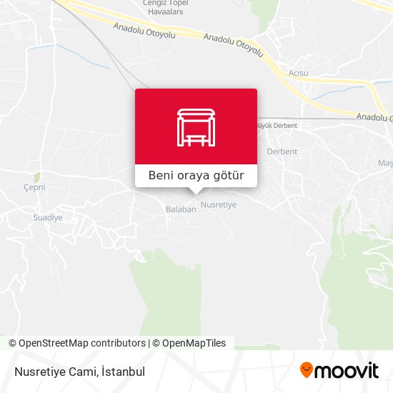 Nusretiye Cami harita