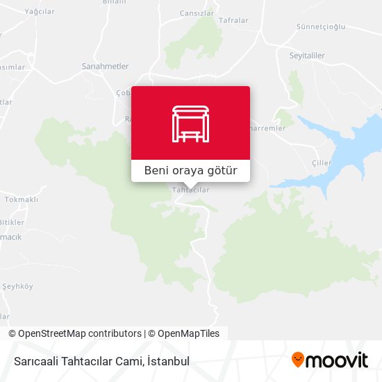 Sarıcaali Tahtacılar Cami harita