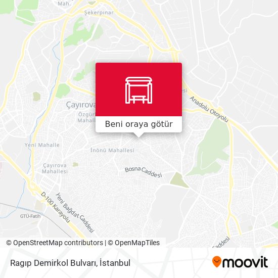 Ragıp Demirkol Bulvarı harita
