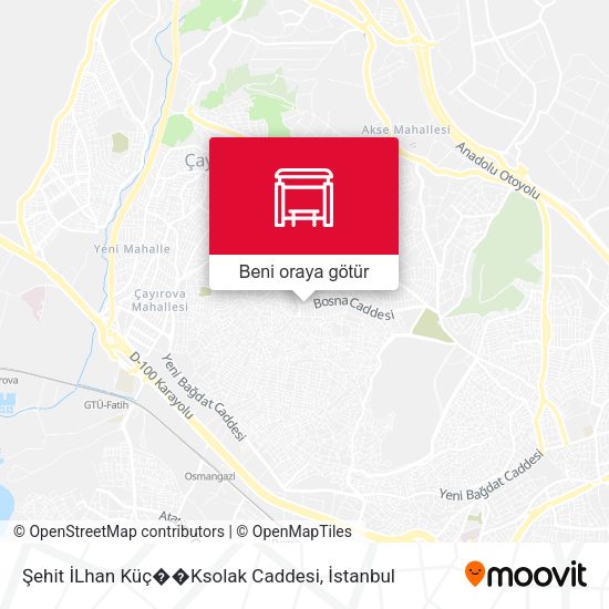 Şehit İLhan Küç��Ksolak Caddesi harita