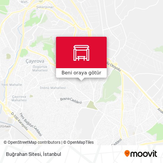 Buğrahan Sitesi harita