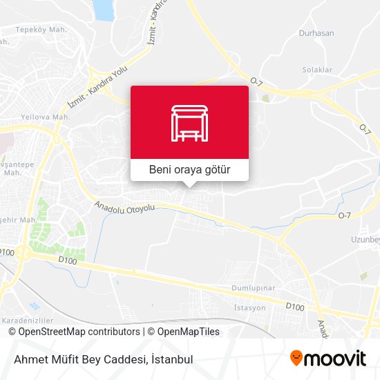 Ahmet Müfit Bey Caddesi harita