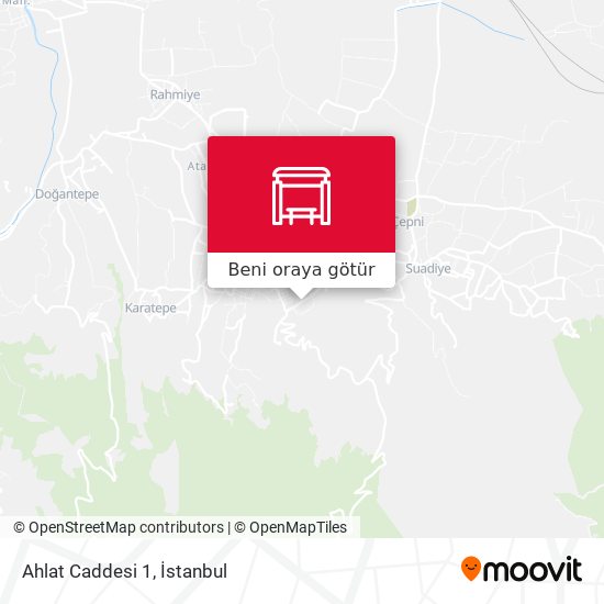 Ahlat Caddesi  1 harita