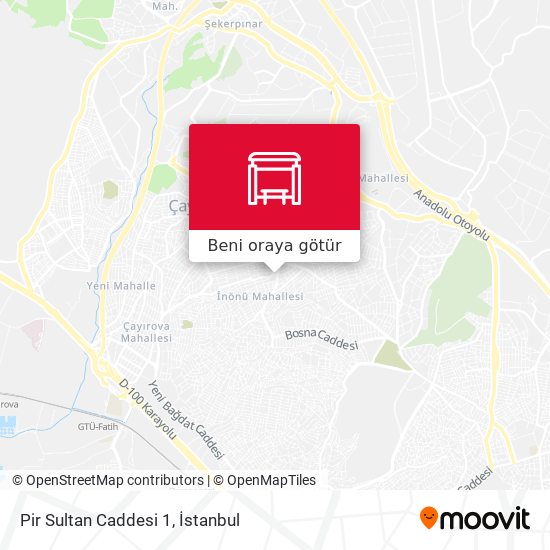 Pir Sultan Caddesi 1 harita