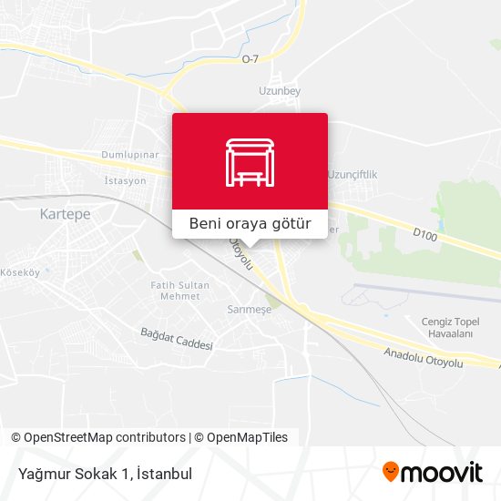 Yağmur Sokak 1 harita