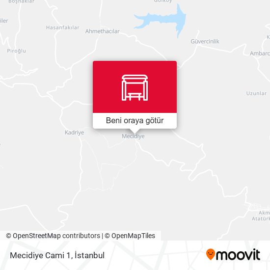 Mecidiye Cami 1 harita