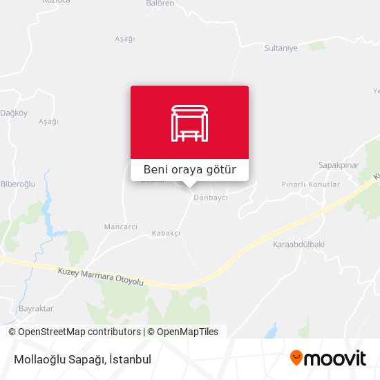 Mollaoğlu Sapağı harita