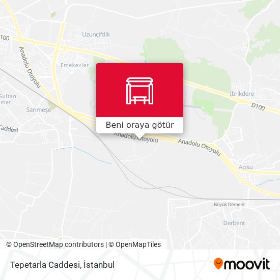 Tepetarla Caddesi harita