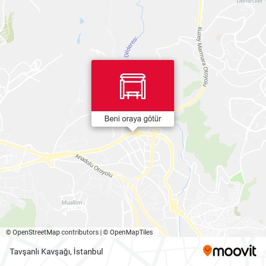 Tavşanlı Kavşağı harita