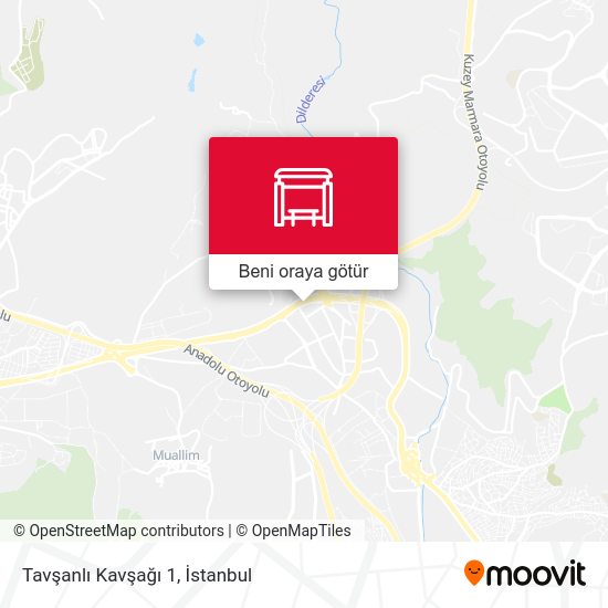 Tavşanlı Kavşağı 1 harita