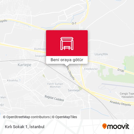 Kırlı Sokak 1 harita