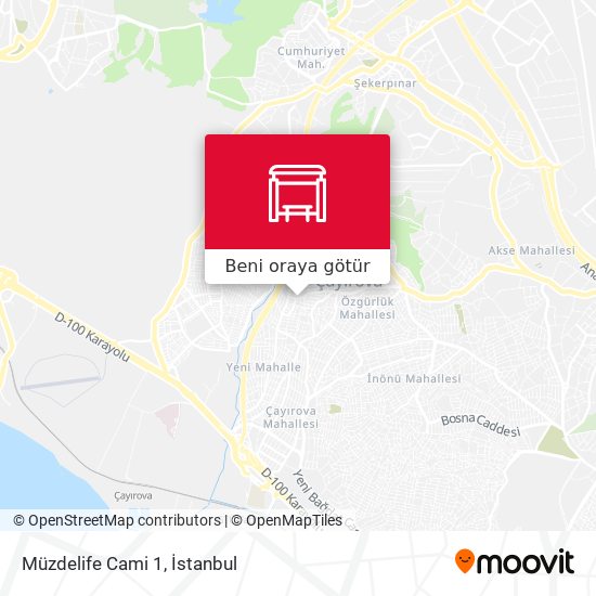 Müzdelife Cami 1 harita