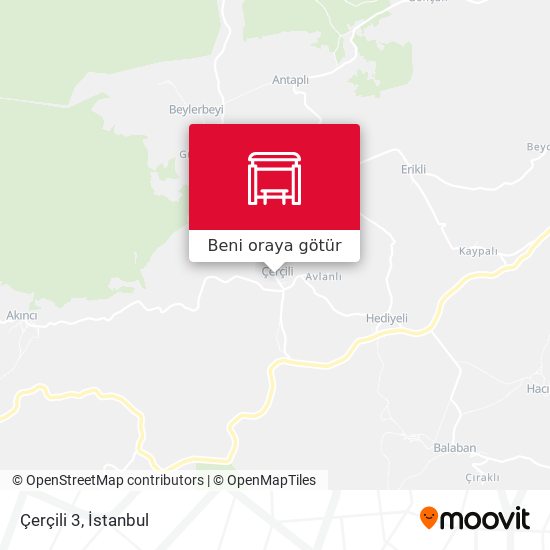 Çerçili 3 harita