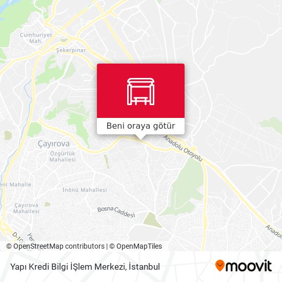 Yapı Kredi Bilgi İŞlem Merkezi harita