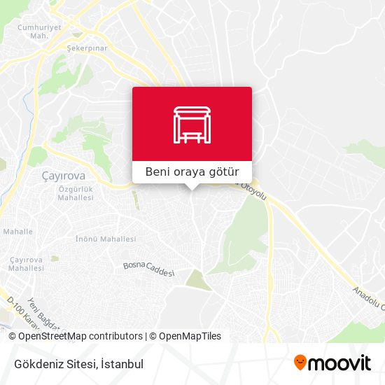 Gökdeniz Sitesi harita