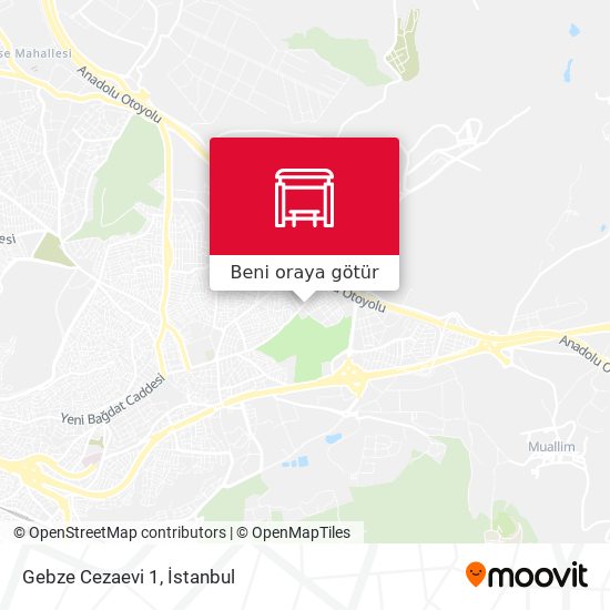 Gebze Cezaevi 1 harita