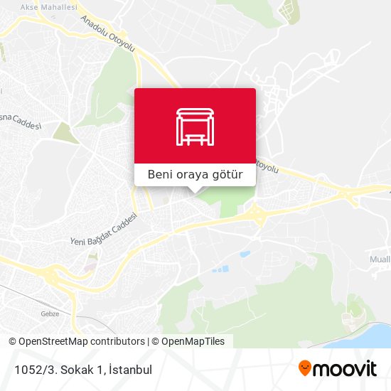 1052/3. Sokak 1 harita