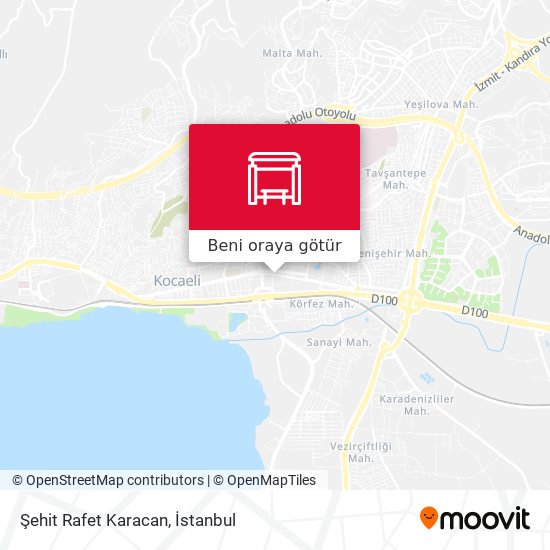 Şehit Rafet Karacan harita