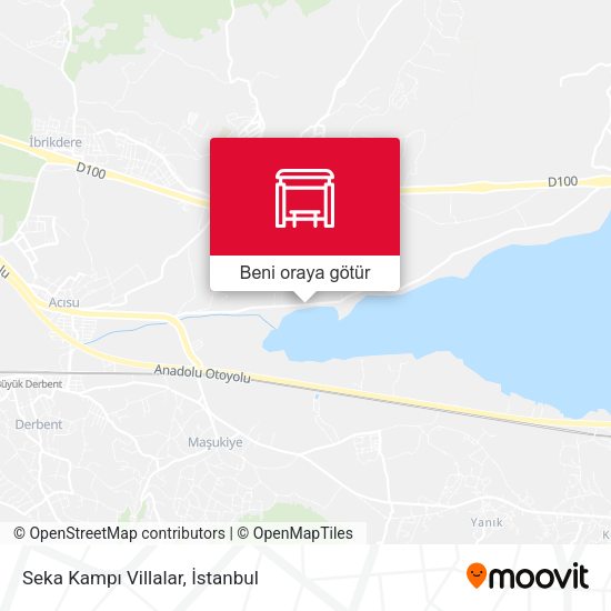 Seka Kampı Villalar harita
