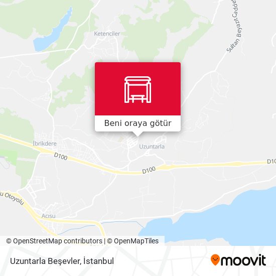 Uzuntarla Beşevler harita