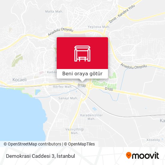 Demokrasi Caddesi 3 harita