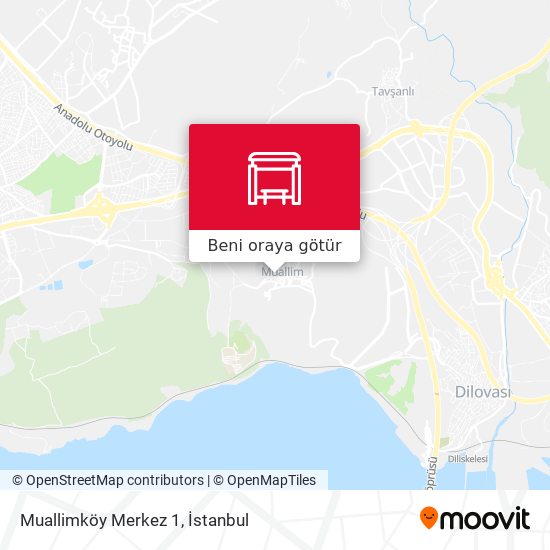 Muallimköy Merkez 1 harita