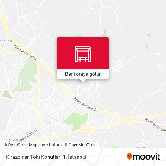 Kirazpınar Toki Konutları 1 harita