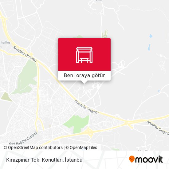 Kirazpınar Toki Konutları harita