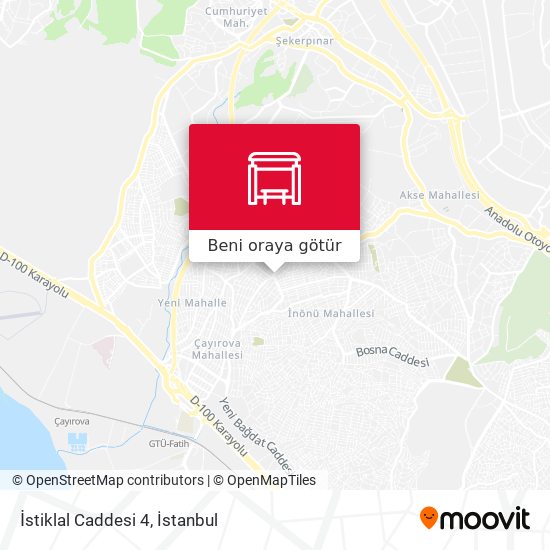 İstiklal Caddesi 4 harita