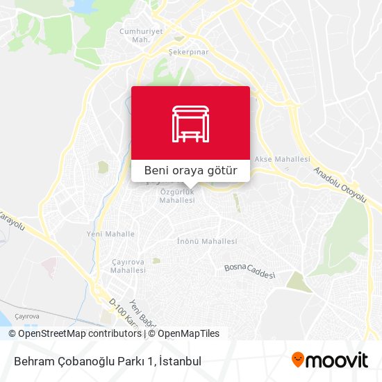 Behram Çobanoğlu Parkı 1 harita
