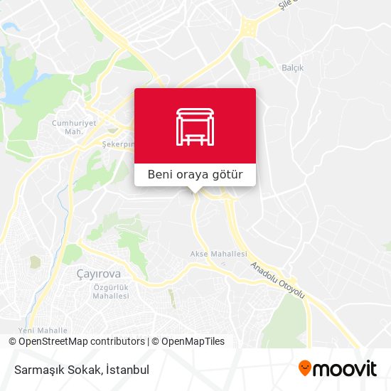 Sarmaşık Sokak harita