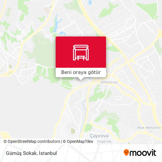 Gümüş Sokak harita