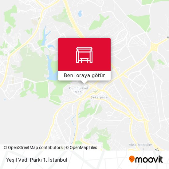 Yeşil Vadi Parkı 1 harita