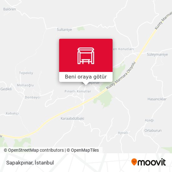 Sapakpınar harita
