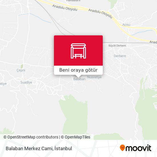 Balaban Merkez Cami harita