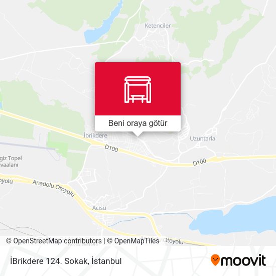 İBrikdere 124. Sokak harita
