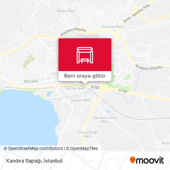 Kandıra Sapağı harita