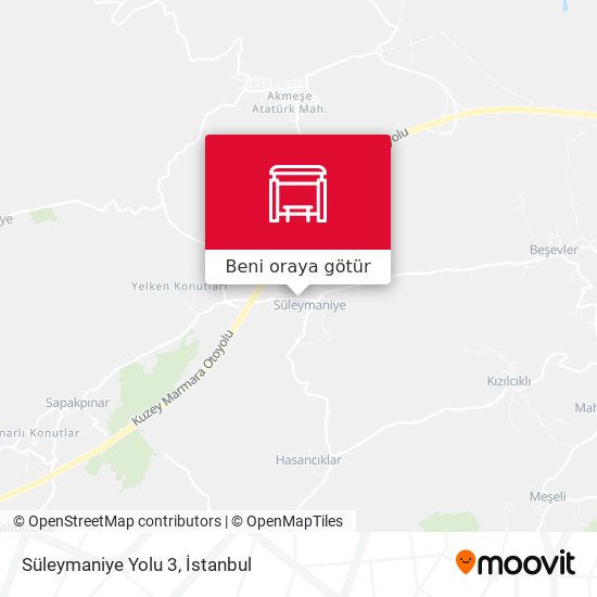 Süleymaniye Yolu 3 harita