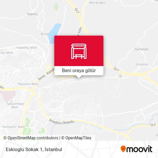 Eskioglu Sokak 1 harita