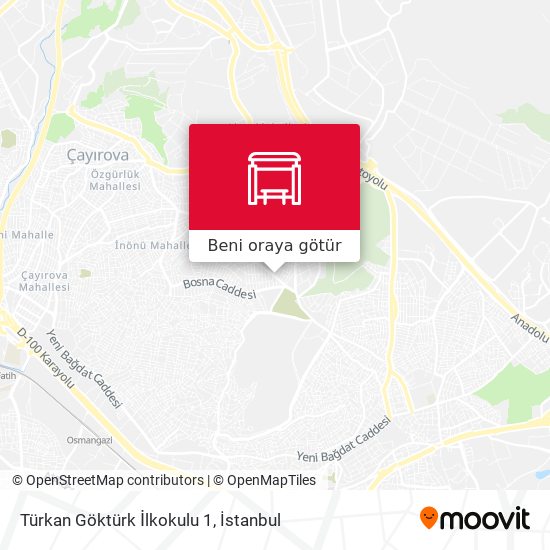Türkan Göktürk İlkokulu 1 harita