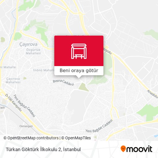Türkan Göktürk İlkokulu 2 harita