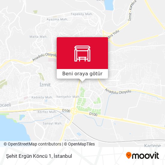Şehit Ergün Köncü 1 harita