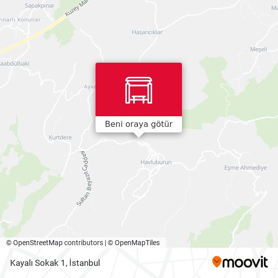 Kayalı Sokak 1 harita